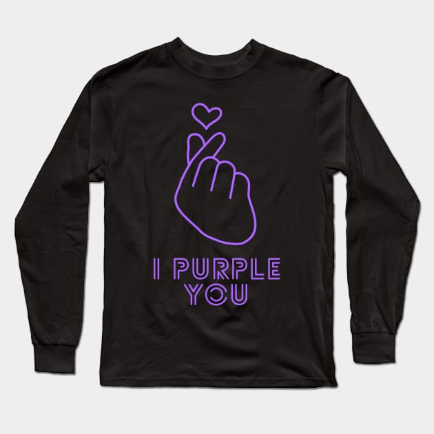 I purple you Long Sleeve T-Shirt by Graphica01